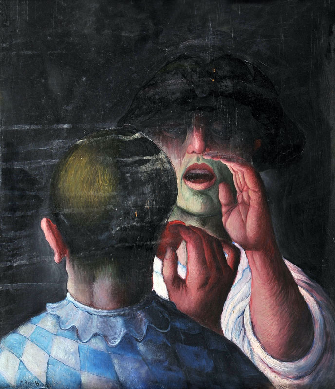 Mario Russo Autoritratto 1946 50x60