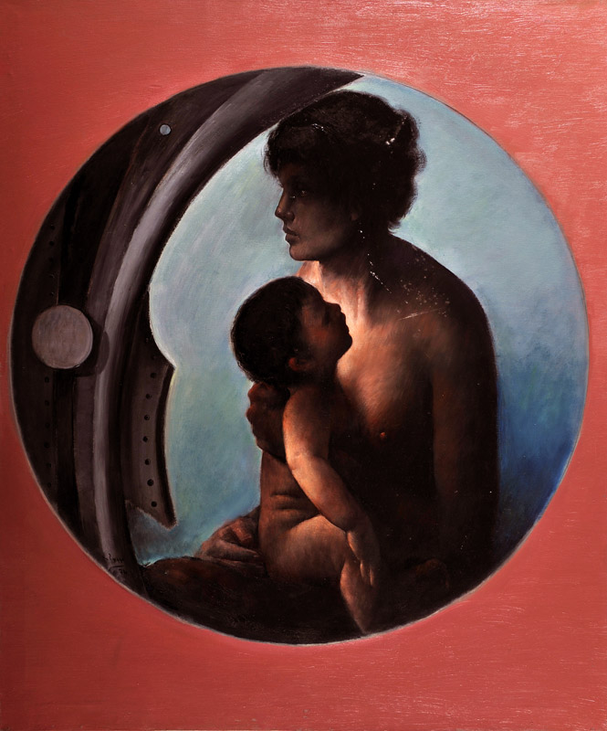 Mario Russo maternità 1974 100 x 120