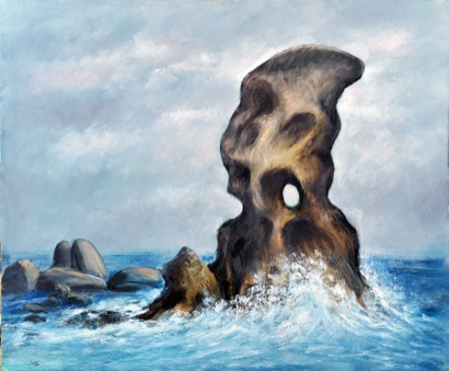 Mario Russo “rocce della sardegna” 1972/81 100 x 120