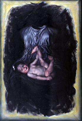 Mario Russo “la grande madre” 1989 100 x 150