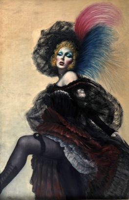 Mario Russo “ballerina di cabaret” 1980 103 x 160