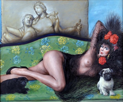 Mario Russo “ritratto di m.r. di meana” 1990 130 x 107