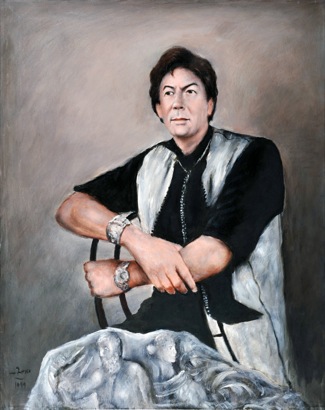 Mario Russo “ritratto di jean paul” 1999 80 x 100