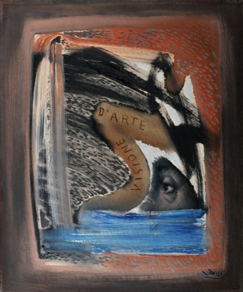  Mario Russo “composizione con occhio” 1996 60 x50