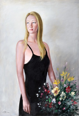 Mario Russo “ritratto di mersdeman” 1997 100 x 70