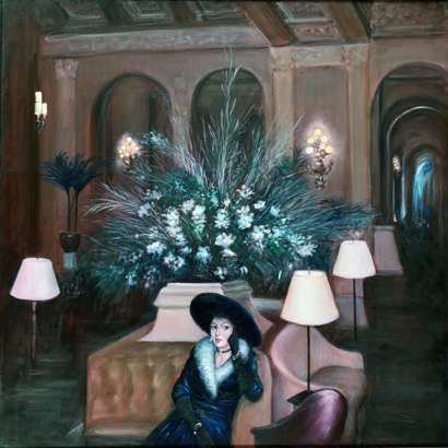 Mario Russo “diva al the maifair di new york” 1996 100x100