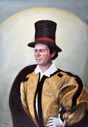 Mario Russo “ritratto di belletto” 1991 100 X 70
