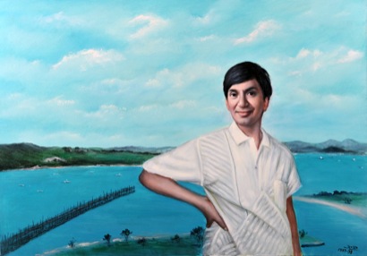 Mario Russo “ritratto di rashmi k.mehta” 1997/98 100 x 70
