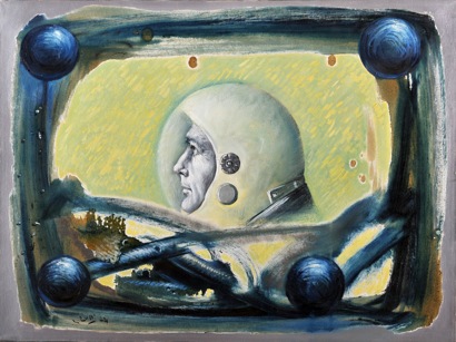 Mario Russo “nuova maschera” 1993 60 x 80