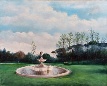 Mario Russo “villa pamphili” 80x100