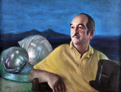  Mario Russo “l’attore e le conchiglie d’argento” 60 x 80